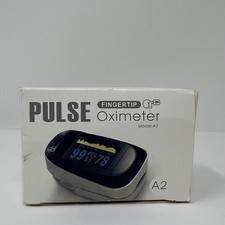 Fingertip Pulse Oximeter Model: A2 Sp02 ,PR bpm, Sleep Monitoring, OLED Display
