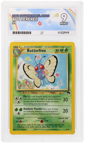 Butterfree graded ACE 9 for sale on eBay