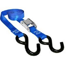 SPI Sports Parts Inc Tie Down Straps 1" X 66" 2000 LB. Blue 12-140-2