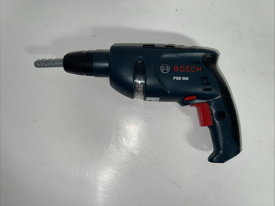 Bosch PSB 1000 PRETEND TOY PLAY Plastic Drill Battery Powered TESTED WORKS