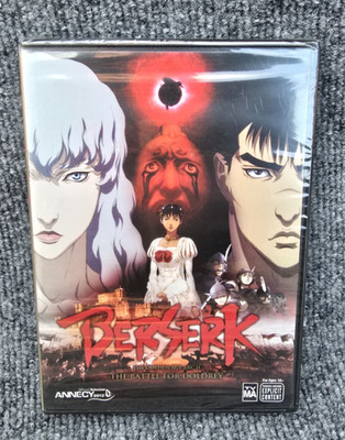 Berserk: The Golden Age Arc II: The Battle for Doldrey (DVD, 2012) ~ Brand New