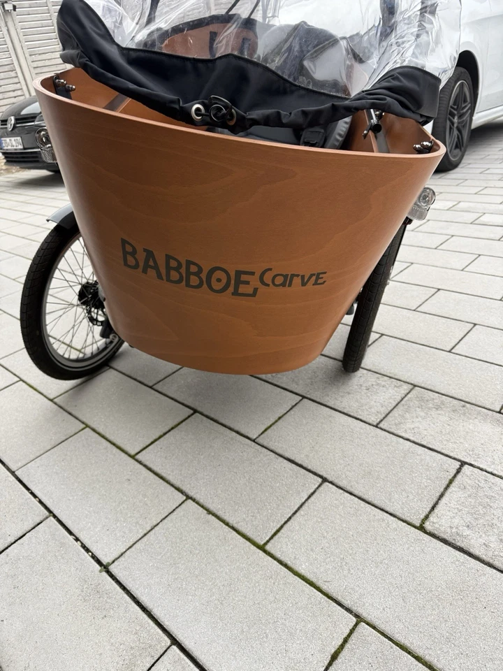 Babboe Carve Mountain E-Bike - Lastenrad ,wie Neu-  Nur 88 Km gefahren  - Bild 4 von 4