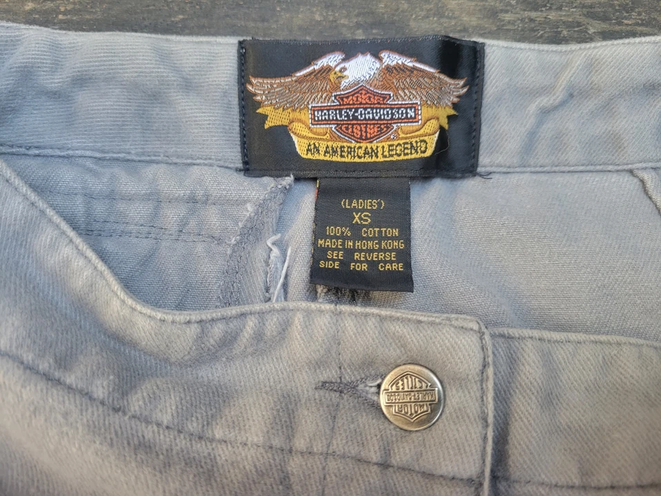 Falda de algodón para mujer Harley Davidson Motor Clothes talla: XS gris Foto 4 de 4