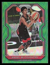 2021 Panini Prizm WNBA #44 Angel McCoughtry Prizms Green
