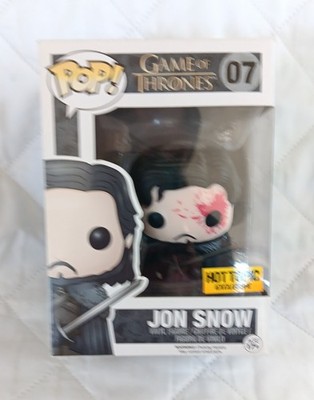 Funko Pop Game Of Thrones Jon Snow Bloody Hot Topic Exclussive Vinyl Figure #07