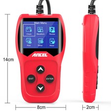 BA201 12V Car Battery Tester 100-2000 CCA Load Cranking Charging Diagnostic Tool