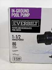 NEW In BOX Everbilt 1.5 HP 2-Speed 230V Pool Pump