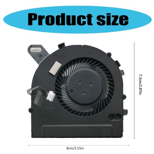 Replacement Laptop Cooling Fan 5V 0.5A 4 4-wires Radiator-for Dell 7560 - Afbeelding 8 van 8