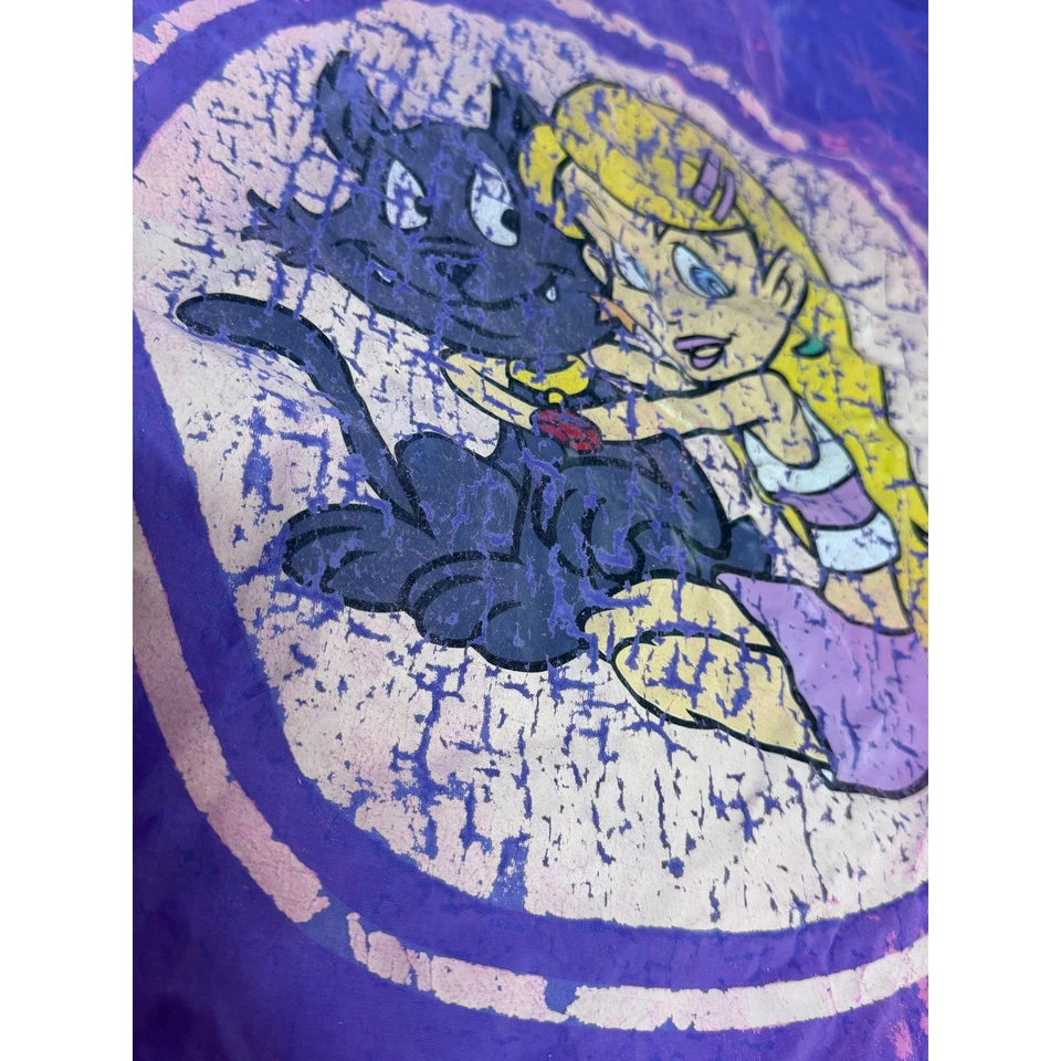 Saco de dormir vintage Sabrina la serie animada púrpura niños años 90 dibujos animados Foto 2 de 4