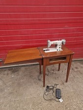Vintage Sewing Machine Envoy Sew-tric, Mounted On A Table