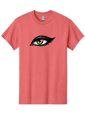 Rainbow-Eye-1 Mens Graphic Tee, 100% Cotton, Casual Summer Wear