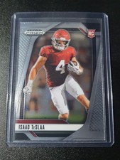 Isaac TeSlaa - Prizm Draft Picks 2025 - Detroit Lions, Arkansas Razorbacks - RC