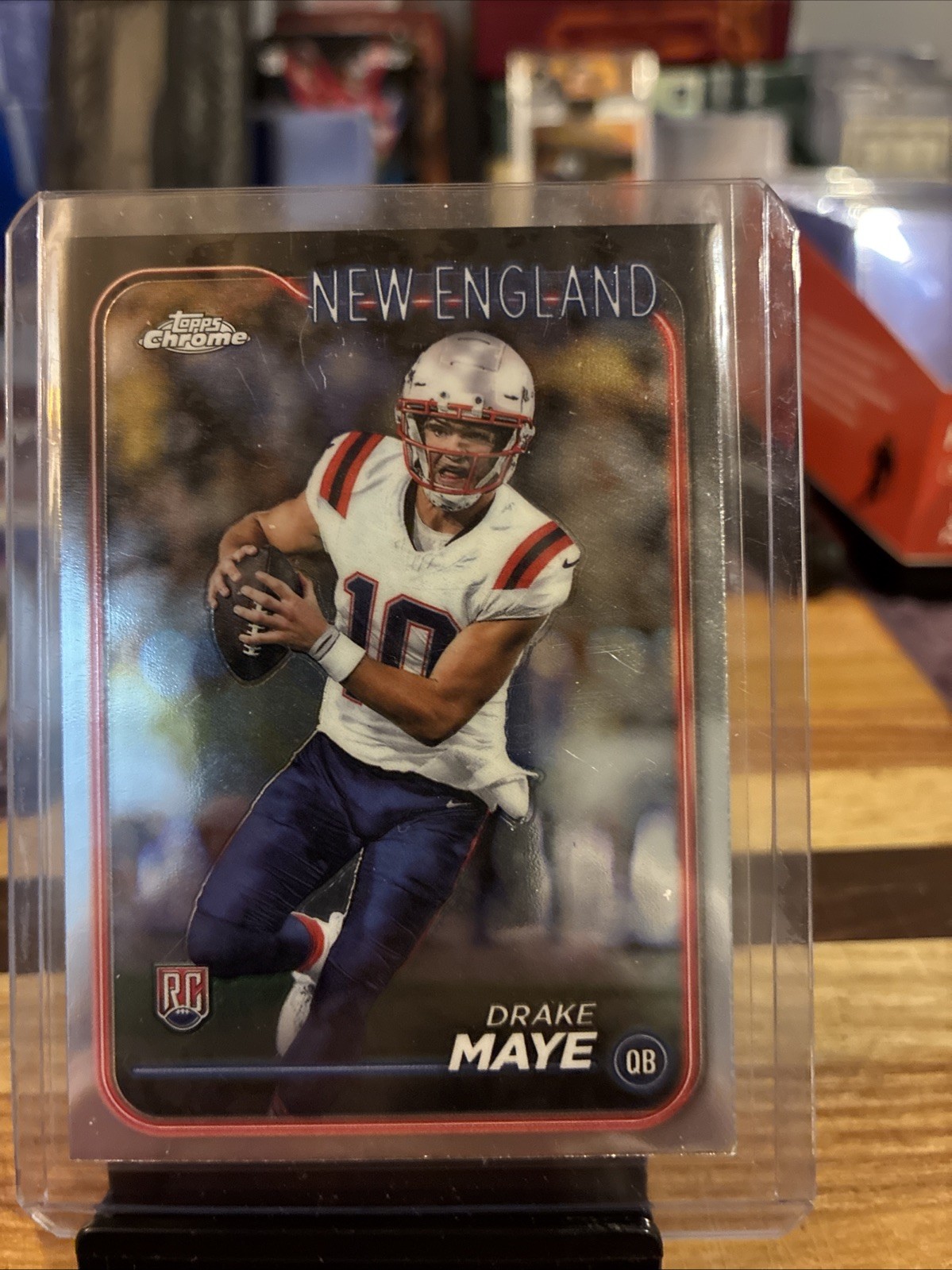 2024 Topps Chrome - Rookies Drake Maye #203 Refractor (RC)
