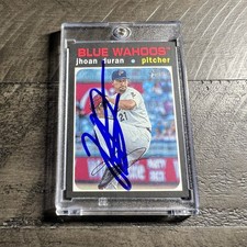 2020 Topps Heritage Minors Signed #134 Jhoan Duran Autographed Auto Twins Card