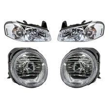 For Nissan Maxima 00-01 4-Piece Kit (Driver and Passenger Side Headlights,