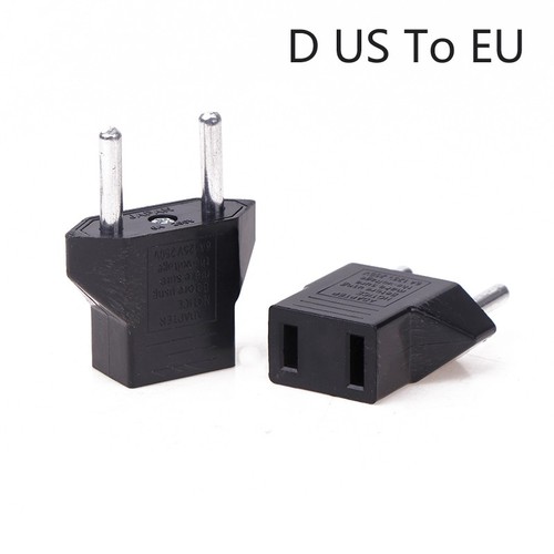 2Pcs European US AU EU US vers EU/EU vers US Plug Adaptateur Euro Travel Power Adapter - Photo 15/16