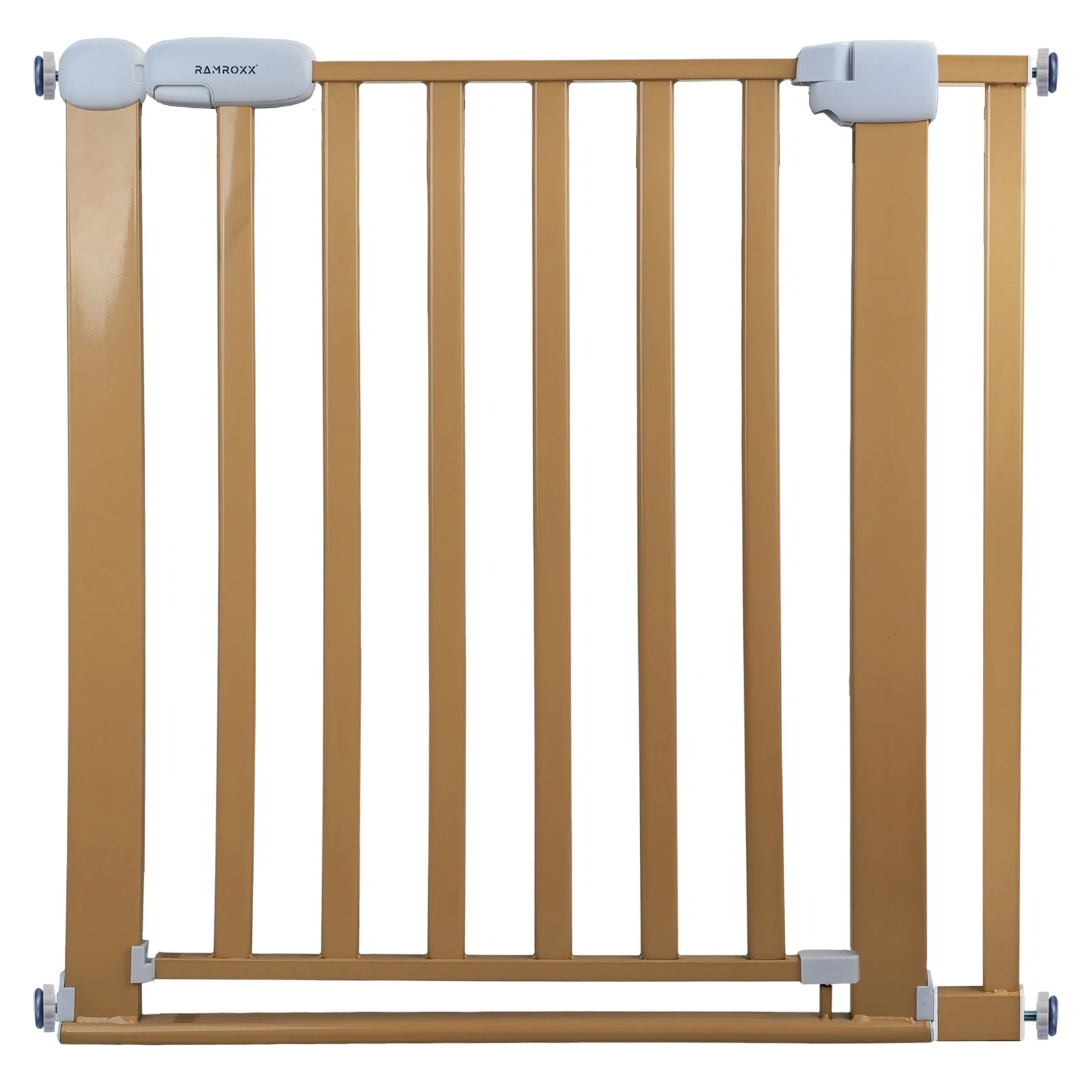 Barrier stair gate beige for 82-92 cm passage 77 cm high