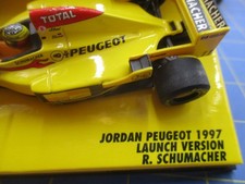PAUL'S MODEL ART MINICHAMPS JORDAN PEUGEOT 1997 LAUNCH VERSION #11 R. M. 1:43 F1
