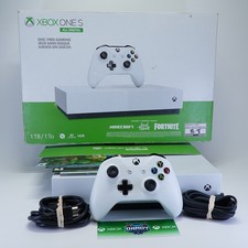 Xbox One S All Digital Console 1TB Console CIB In Box W/ Controller + All Cables