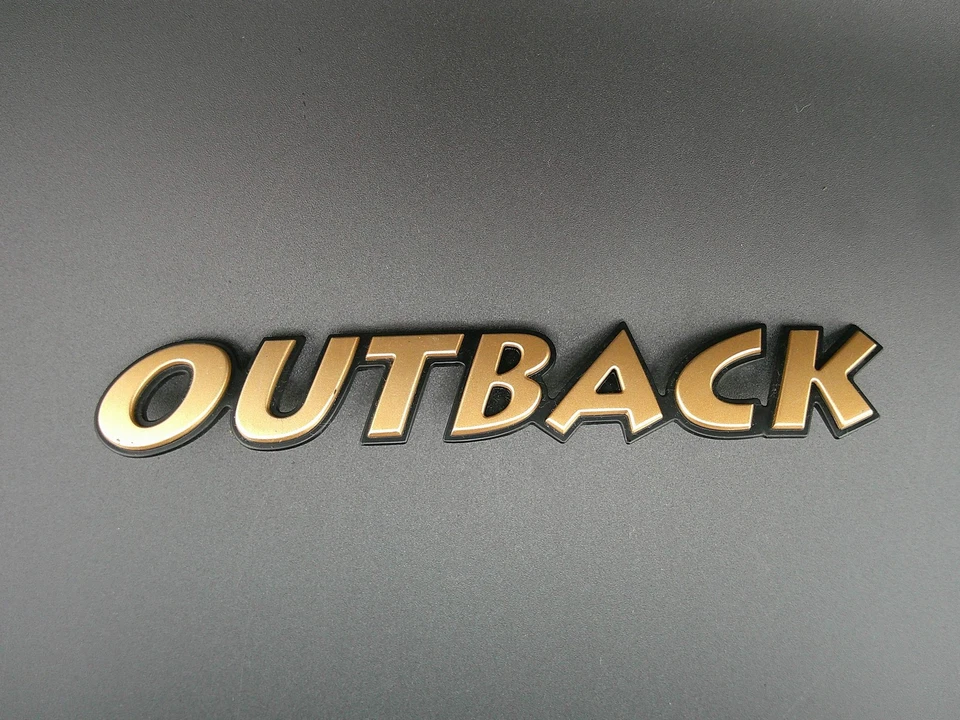 Subaru Outback Rear Emblem Badge OEM AE420 Genuine Trim Accessory - Image 4 of 4