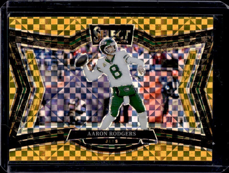 2024 Select Aaron Rodgers Field Gold Prizm #05/10 Jets
