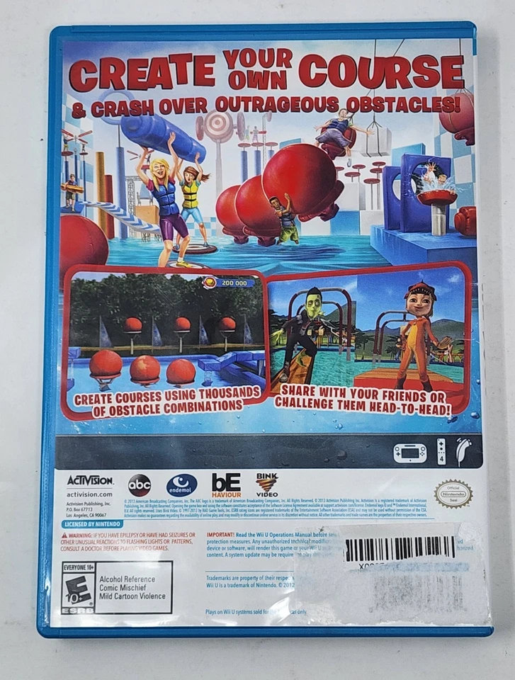 Wipeout Create & Crash (Nintendo Wii U) Disc & Case Only - Tested - Image 4 of 4