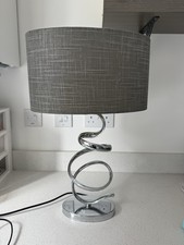 Next Chrome Ribbon Touch Table Lamp