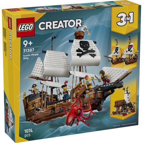 LEGO Creator Iconica nave da pirata 31387 - Immagine 6