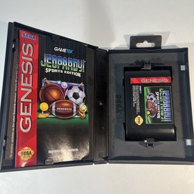 Jeopardy! Sports Edition (Sega Genesis, 1993) CIB Complete With Manual - Tested