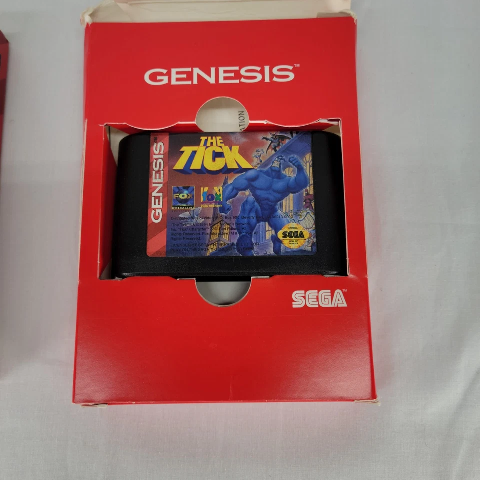 The Tick Sega Genesis 1994 Complete Box Tested Authentic Retro Game Cartridge - Image 3 of 4