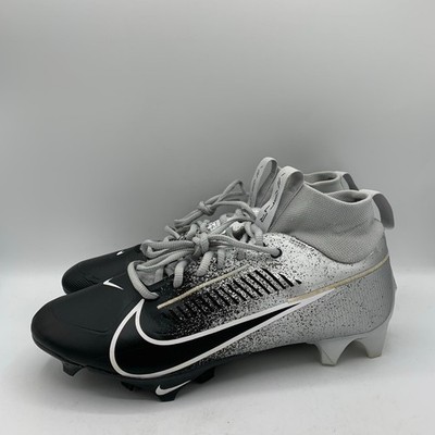 Nike Vapor Edge Pro 360 2 Football Cleats Mens Size 9.5 Metallic Silver Black