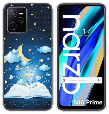 Silikon Hülle Für Realme Narzo 50A Prime Design Buch Geschichten Zeichnungen