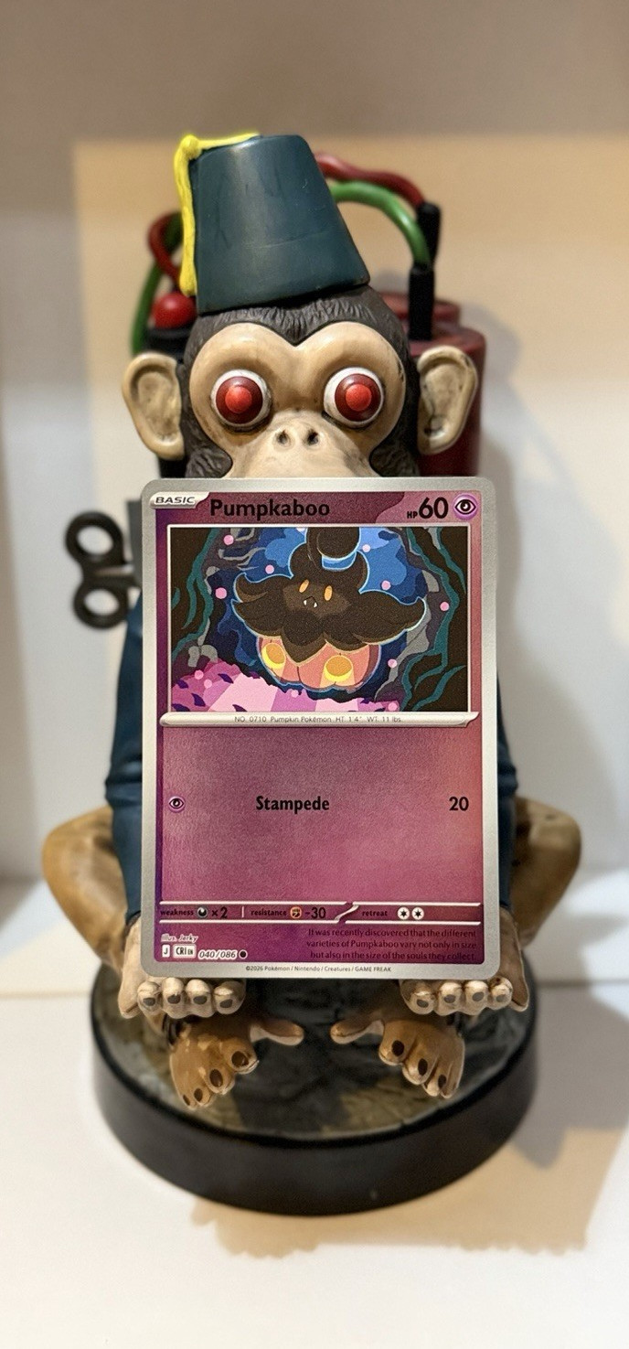 Pokemon TCG Pumpkaboo 040/086 Common Holo Pitch Black English
