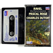Ravel: Piano Concertos- Rog /Dutoit 1983 London Classical UK Cassette Tape