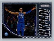 2019-20 Panini Prizm #9 Ben Simmons Get Hyped! Philadelphia 76ers