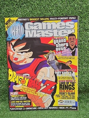 Games Master Magazine December 2002 Vintage Gaming Magazine GTA, Dragon Ball Z