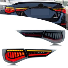 LED Tail Lights for Nissan Sentra 2020-2025 B18 SR SV Black Rear Lamps Assembly