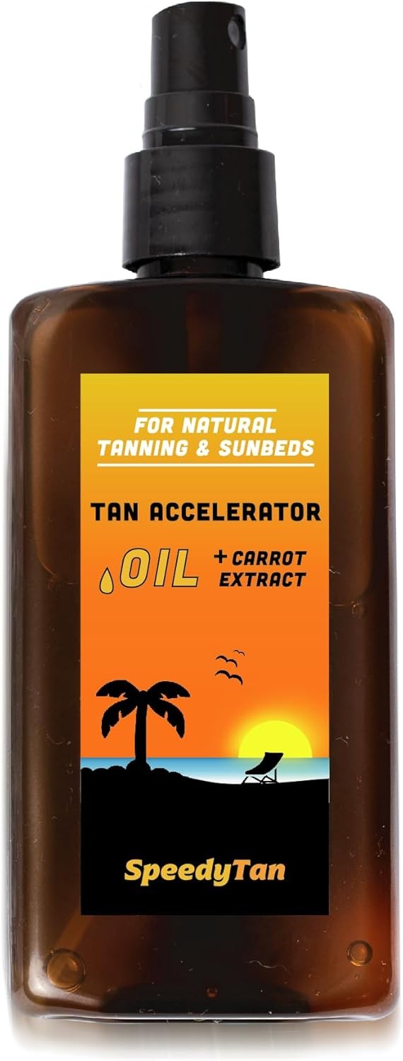 Premium Tan Accelerator Tanning Oil - For Sunbed Use & 100 ml (Pack of 1)