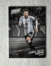 Lionel Messi /50 Decoy 2017 Panini Black Friday Multisport #34 Thick Card Stock