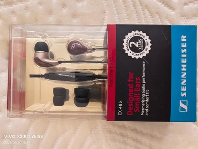 NEW SEALED: Sennheiser CX 485 CX-485 Earphones (Unique Paint / 19Hz-20.5kHz)