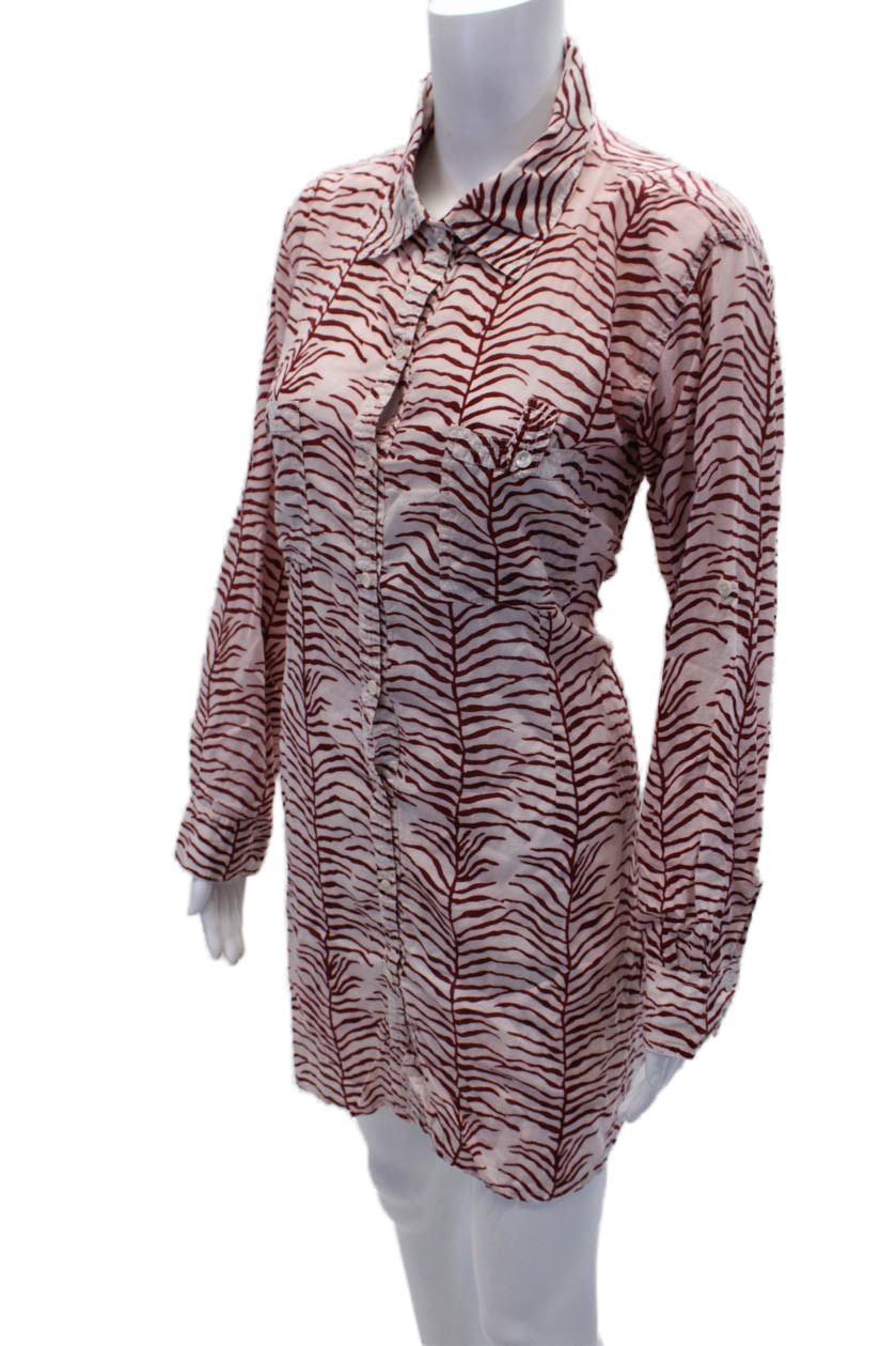 Roberta Roller Rabbit Womens Button Down Shirt Dr… - image 2