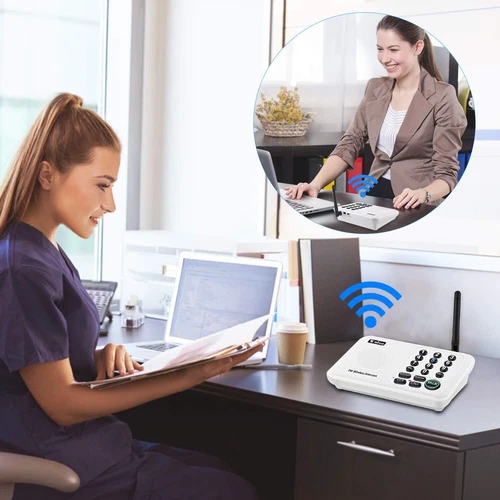 Wuloo 10Channel Call ALL FM Wireless Intercom System for Home Room 1Mile Talking