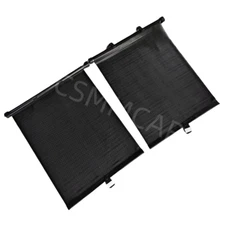 2PCS Retractable Car Side Window Sun Shade Shield Cover Roller Curtain Visor