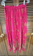 Skirt Elastic Women Long Sequin Skirt Boho Bollywood Belly Dance Hippie Gypsy