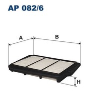 FILTRON (AP 082/6) Luftfilter für CHEVROLET DAEWOO