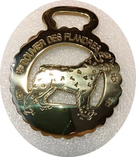 BOUVIER DES FLANDRES - NEW - Superior quality horse brass     (N7847)
