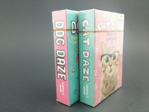 CAT & DOG DAZE Playing Cards Sealed Deck Kid Adult Fun Toy Games Poker Size Pets - Picture 5 of 7