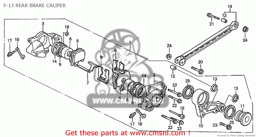 HONDA VF1000R VF 1000 R COPPIA PASTIGLIE FRENI BRAKE PAD NEWFREN FD0117 1984/86 - Foto 8 di 12