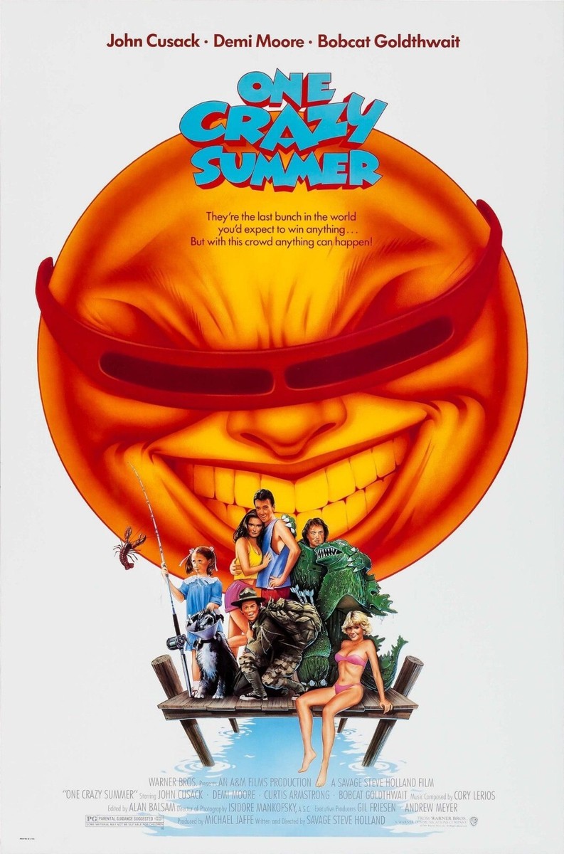 1986 One Crazy Summer Movie Poster 11X17 Hoops John Cusack