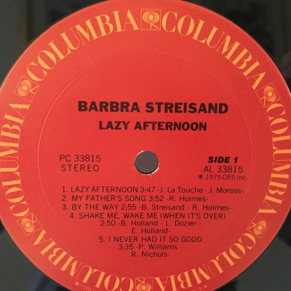 BARBRA STREISAND LP LAZY AFTERNOON Foto 4 de 4